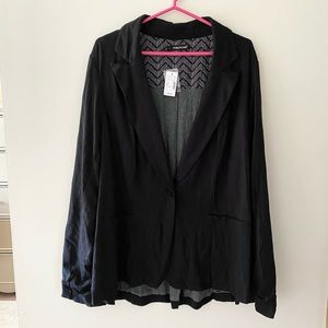 NWT Maurice’s Black Blazer Size 2